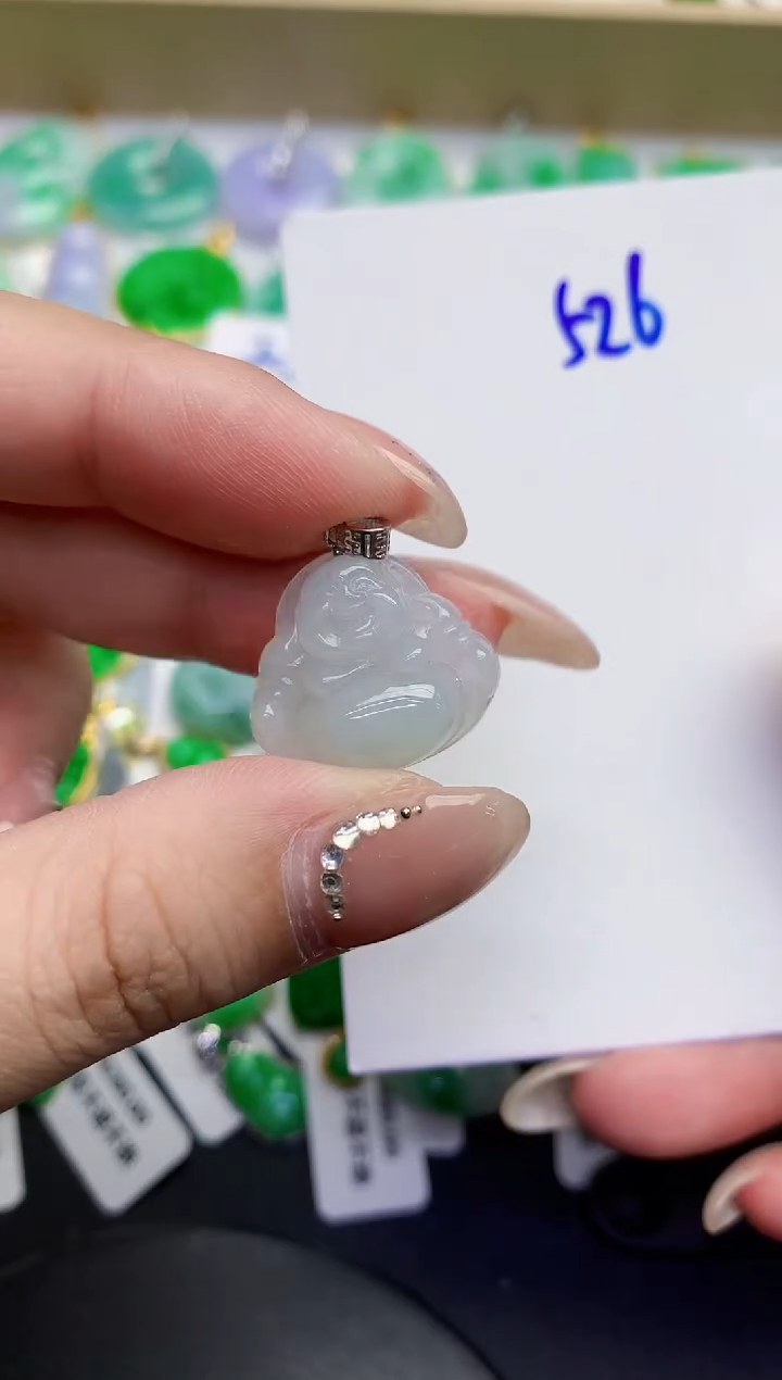 颈饰未镶嵌翡翠缅甸天然翡翠A货