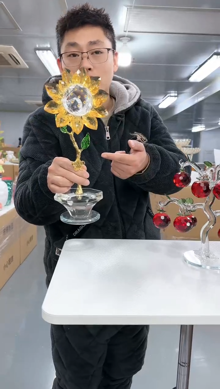 【闪购商品】玻璃云泰0017向日葵