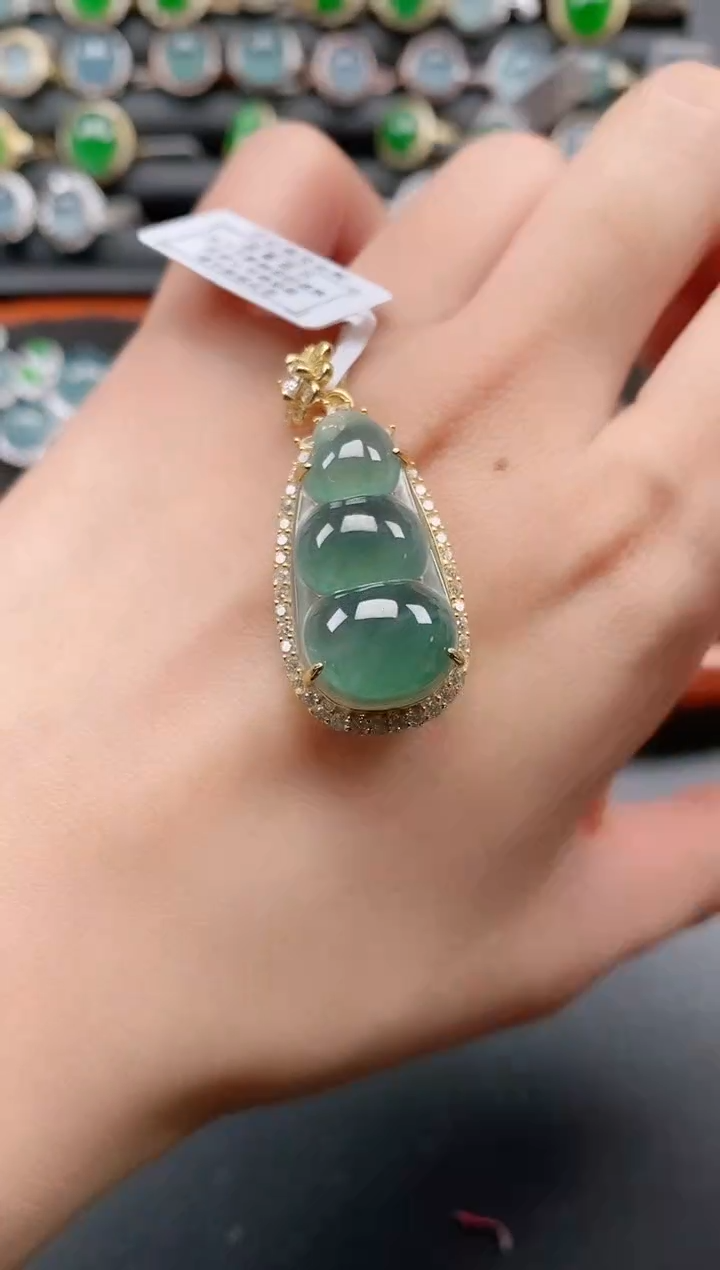 银S925镶嵌戒指翡翠1111