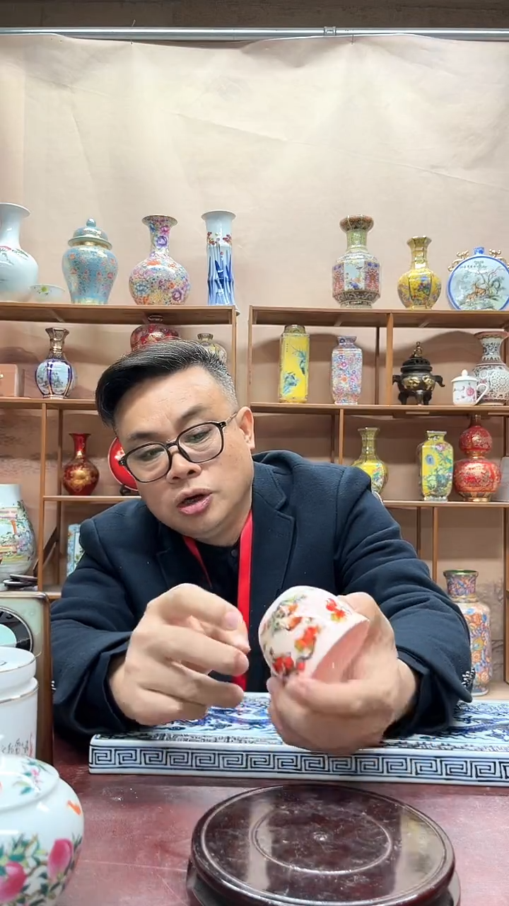 景德镇陶瓷红稀土柿子1