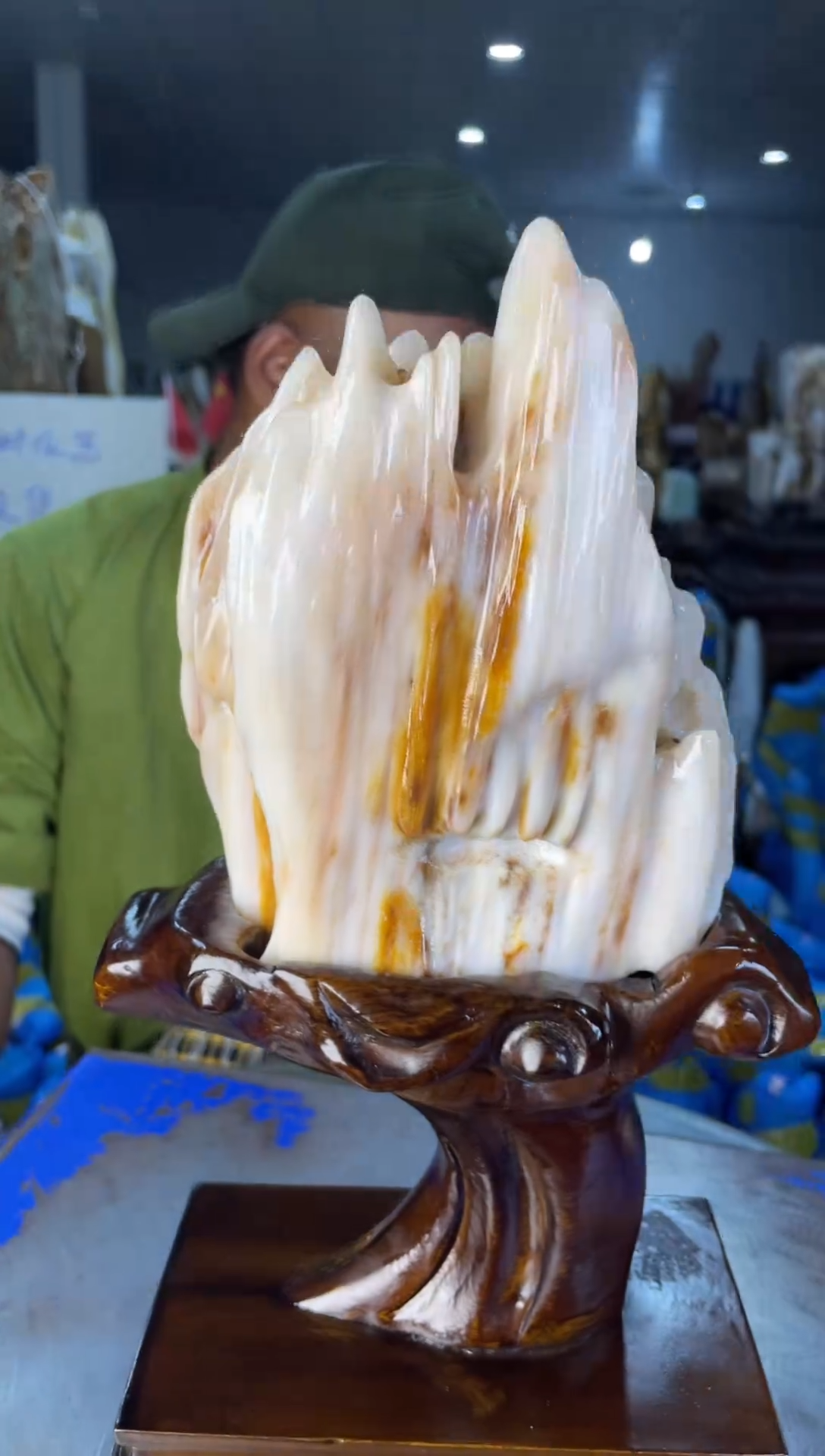 未镶嵌摆件硅化玉56