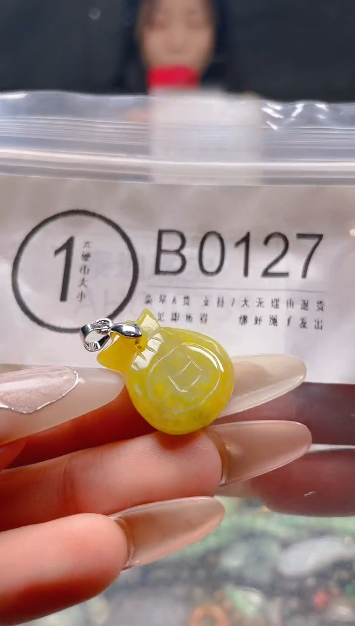 【闪购商品】翡翠颈饰未镶嵌/B/翡翠A货一图一物