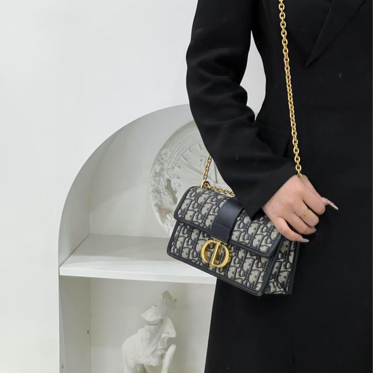 99新 DIOR/迪奥 蒙田30链条款新小号斜挎包/甄选