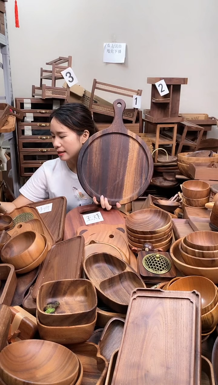    南美胡桃木披萨板45*32*2cm  