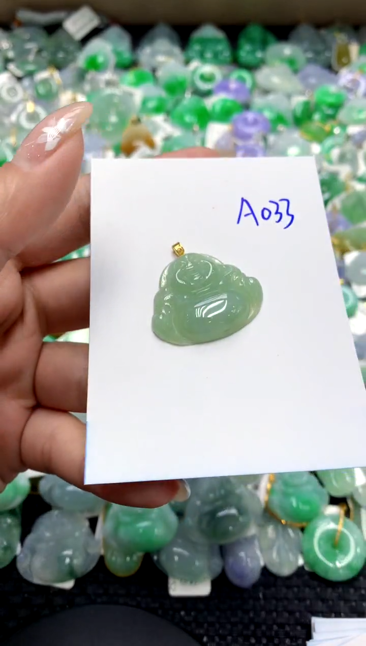 【闪购商品】翡翠颈饰18K金镶嵌1111111111111111