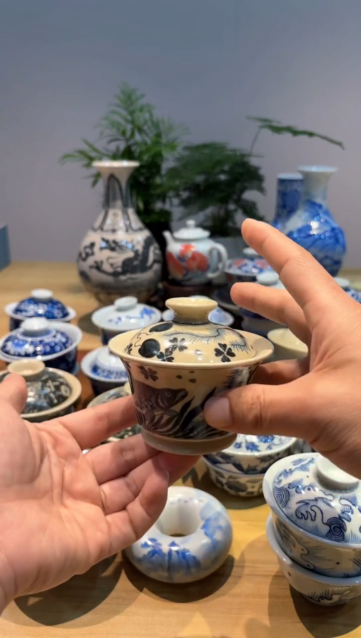【闪购商品】景德镇手绘茶具........