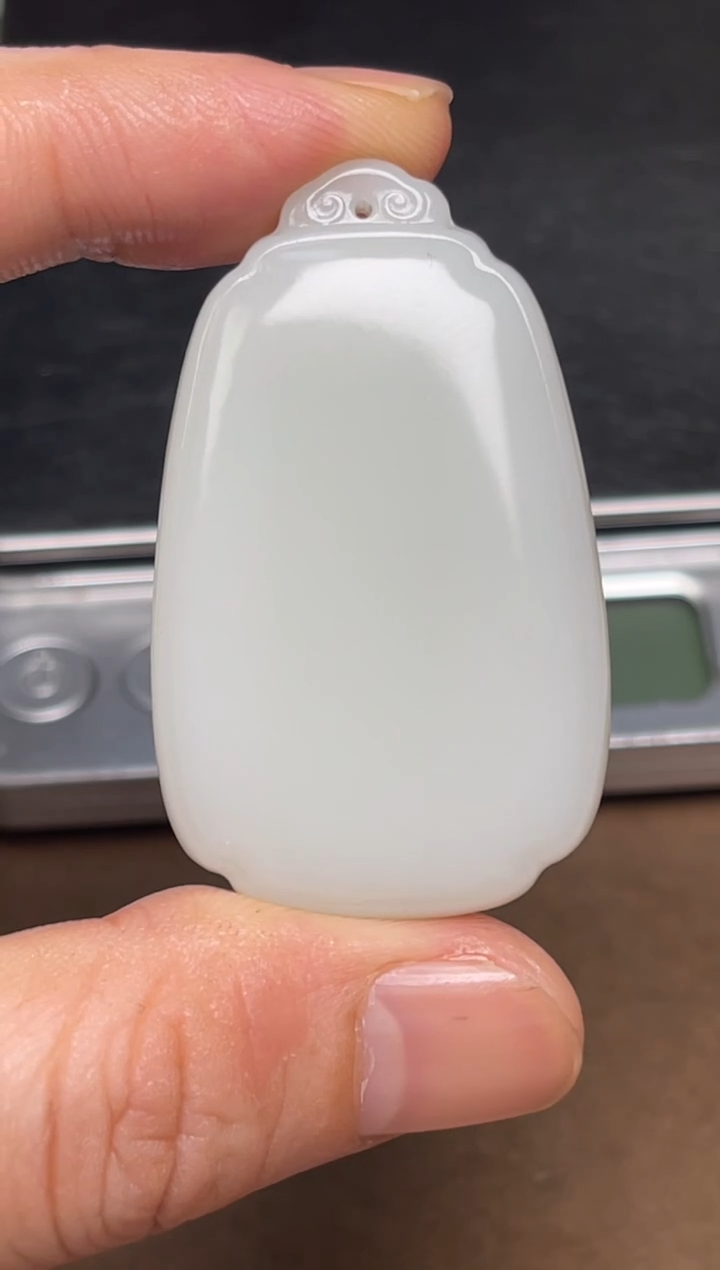 和田玉未镶嵌颈饰67