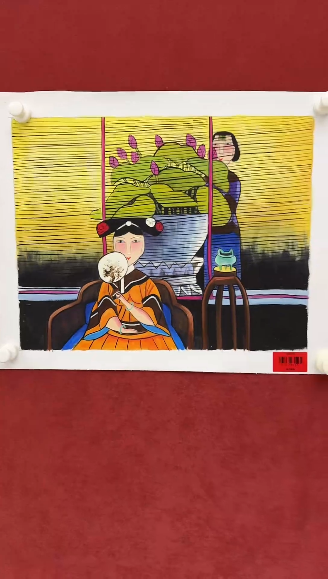 国画杨风顺老师油画真品