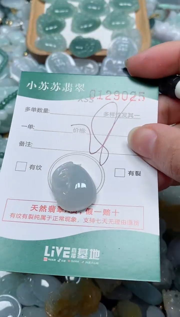 【闪购商品】翡翠颈饰未镶嵌闪购商品0129025