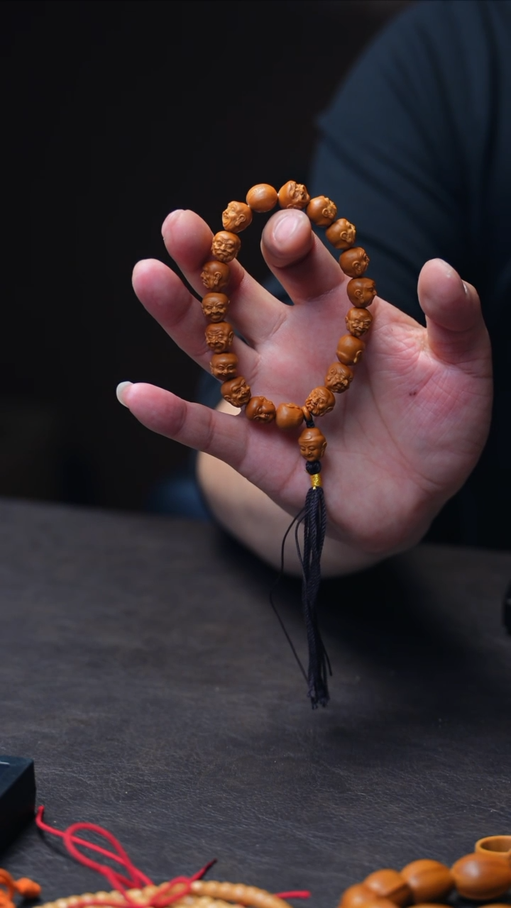 【闪购商品】橄榄核手串/手链1.0小籽单面十八罗汉