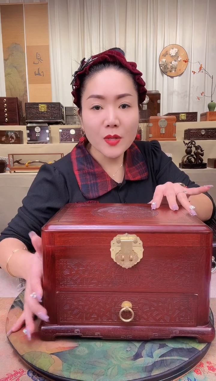 【闪购商品】紫檀木类成套家具紫檀首饰盒