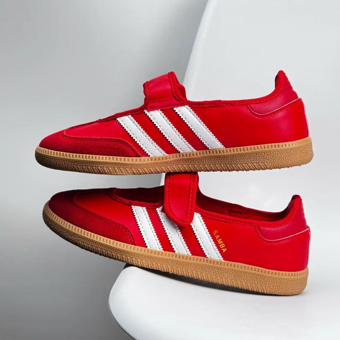 adidas三叶草SAMBA OG玛丽珍复古德训鞋T头鞋JQ6446