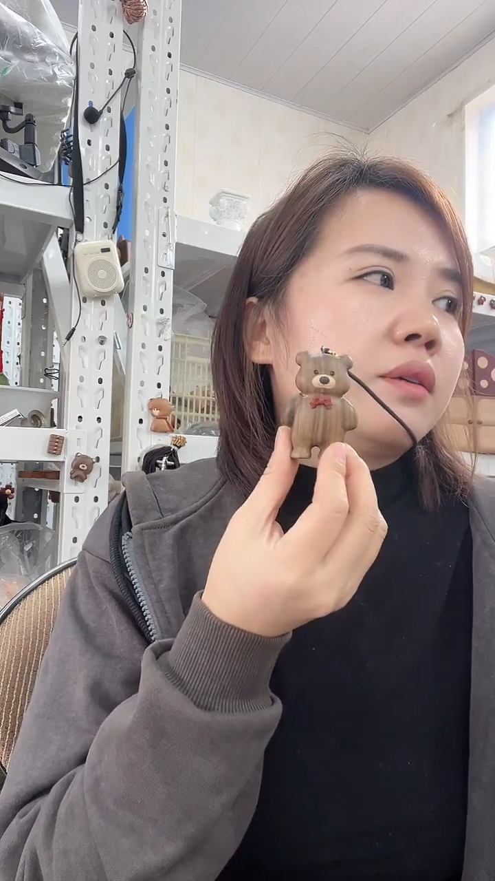 木漂亮的小熊蝴蝶结款式