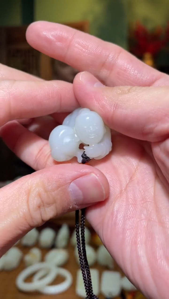 【闪购商品】和田玉吊坠(不含链)未镶嵌童子