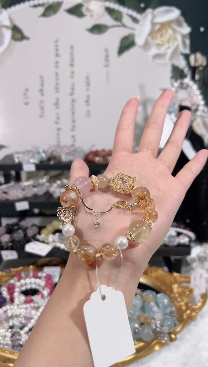 【闪购商品】水晶手链未镶嵌天然水晶默认微瑕 多样性发货发起一