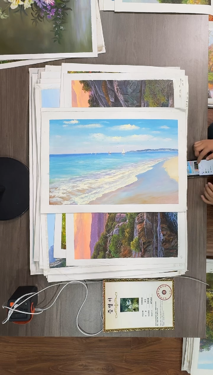 油画【120号】约53*35cm丨朝鲜原创纯手绘孤品油画丨顺丰包邮