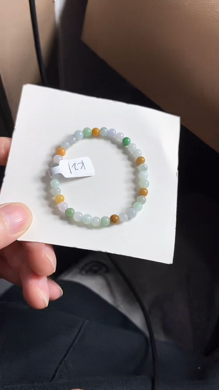 【闪购商品】翡翠手串未镶嵌天然A货翡翠手串K21