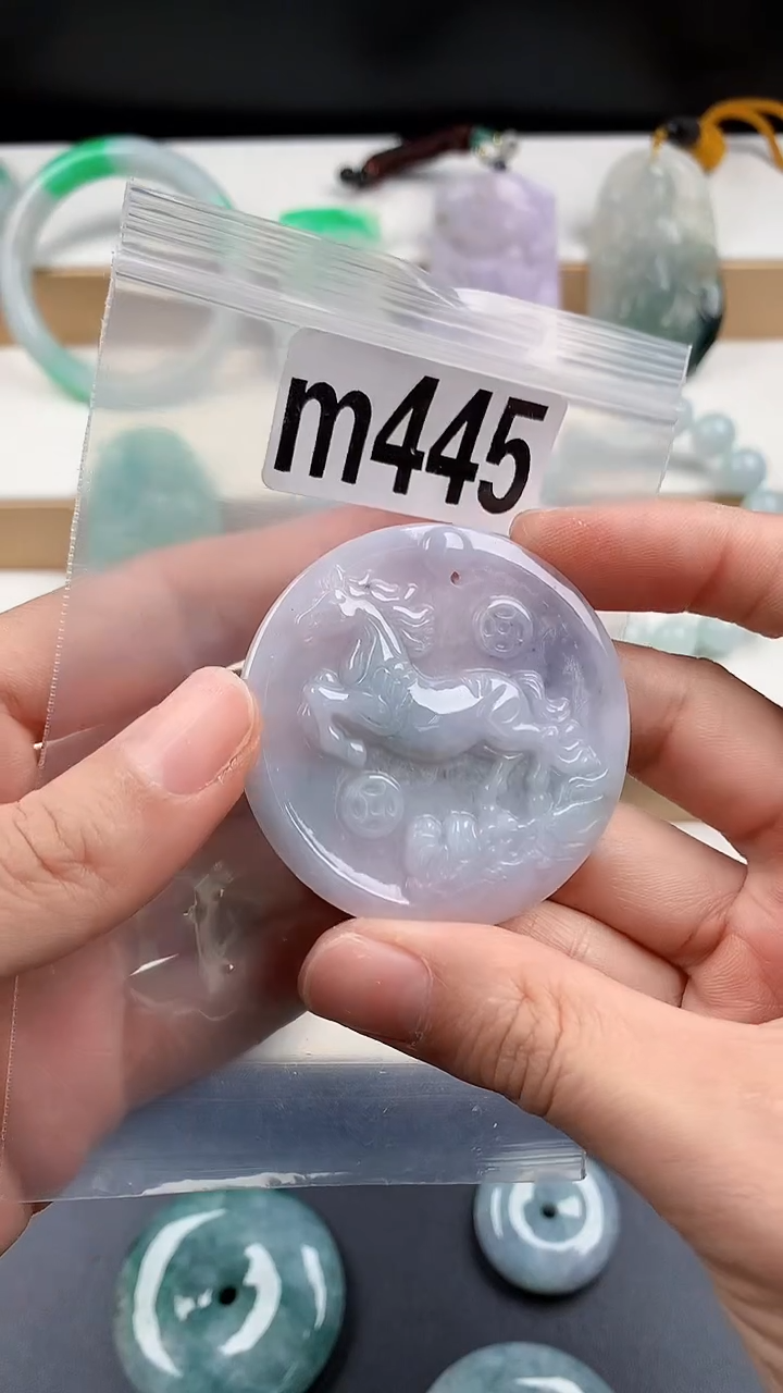 颈饰未镶嵌翡翠天然翡翠珠宝吊坠挂件