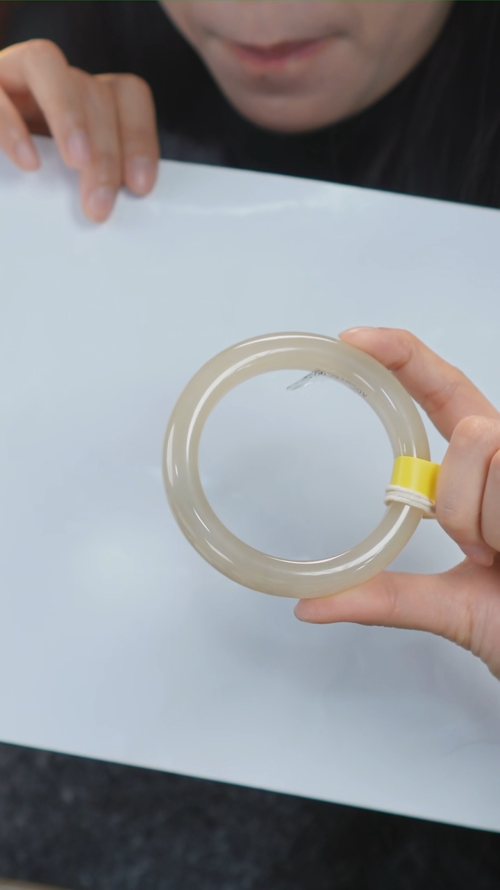 【闪购商品】和田玉手镯未镶嵌154【柚子来啦】和田玉拍一发一58