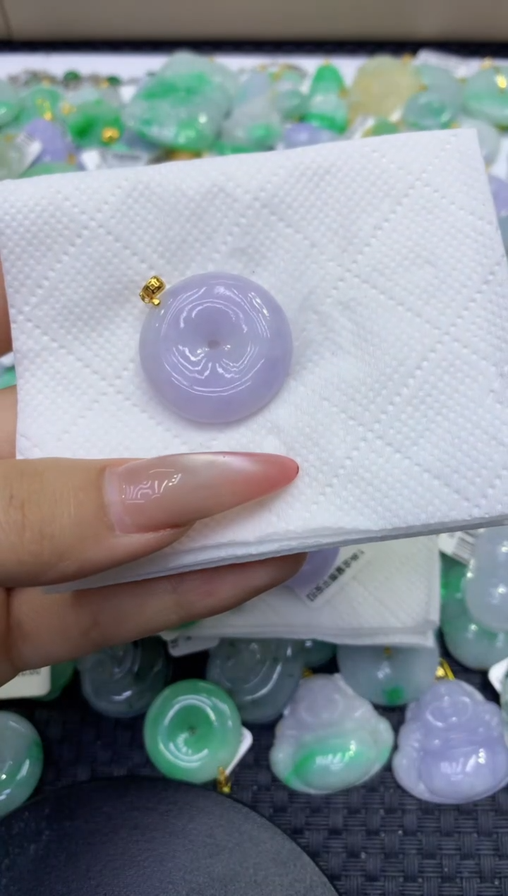 颈饰未镶嵌翡翠天然缅甸A货翡翠