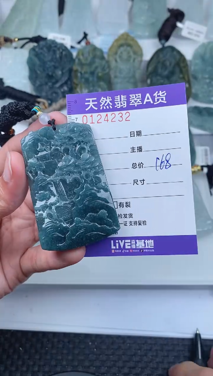 【闪购商品】翡翠颈饰未镶嵌       232