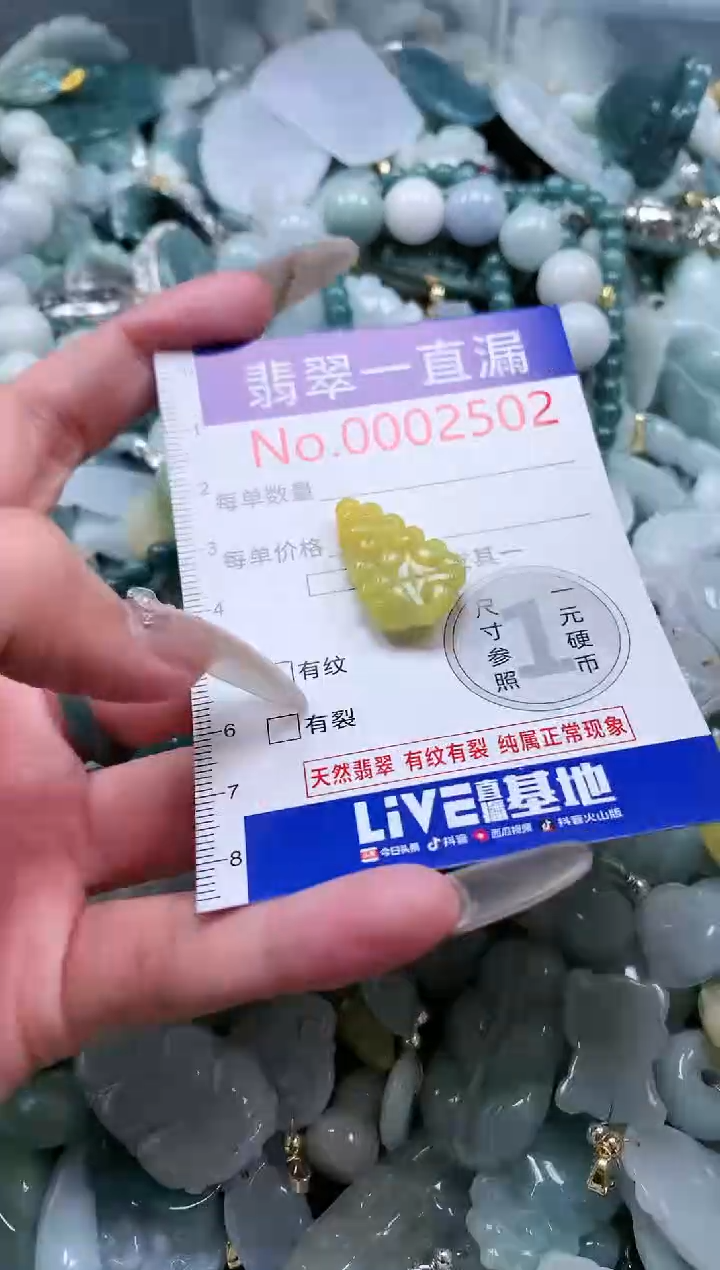 【闪购商品】翡翠吊坠(不含链)未镶嵌2502