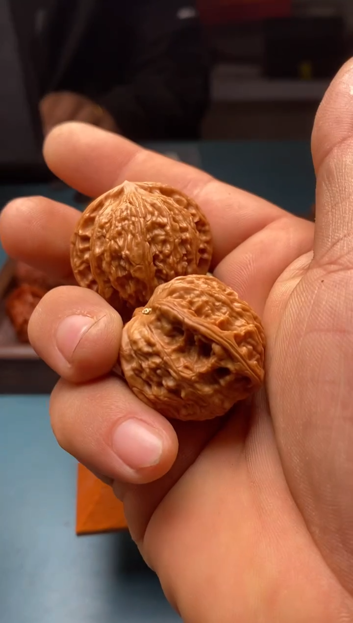 把件文玩核桃寿桃b394