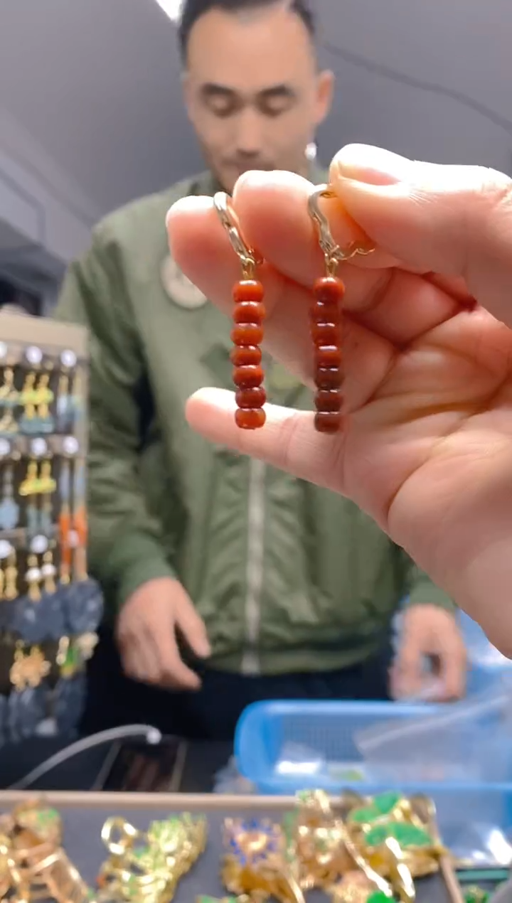 【闪购商品】翡翠耳饰合金255翡翠耳包