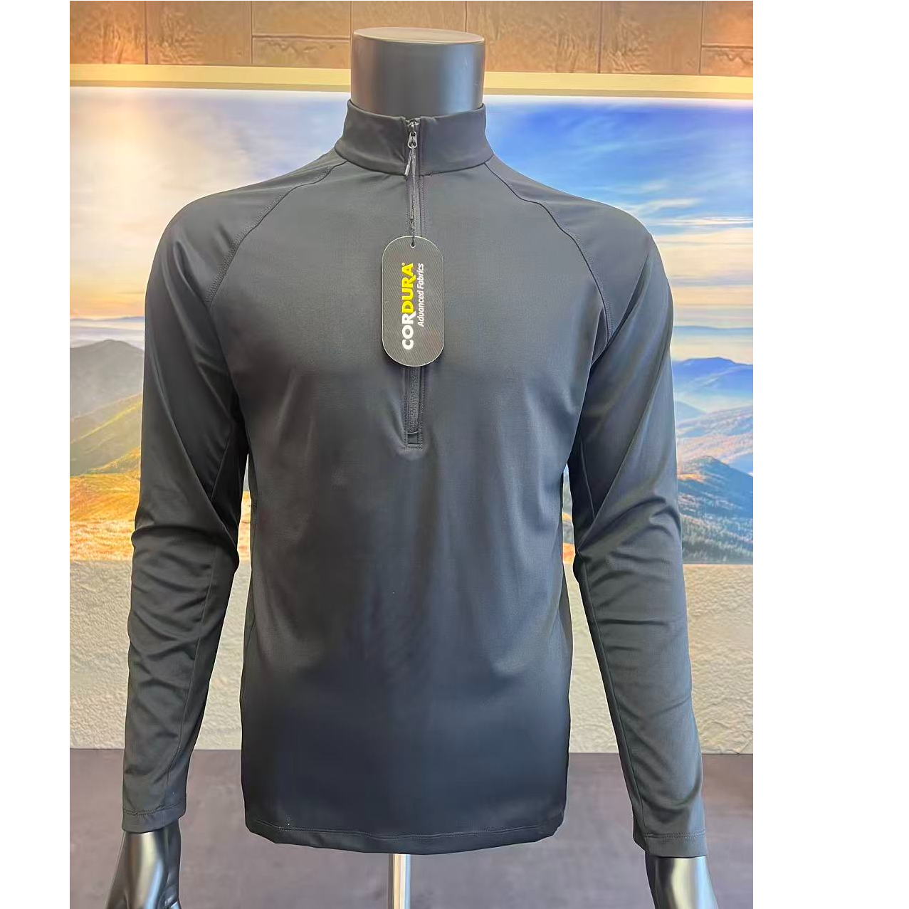 宽松型冬季保暖加绒拉链常规立领卫衣透气户外运动弹力