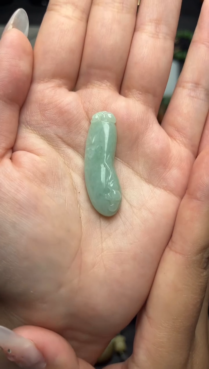 颈饰未镶嵌翡翠福豆