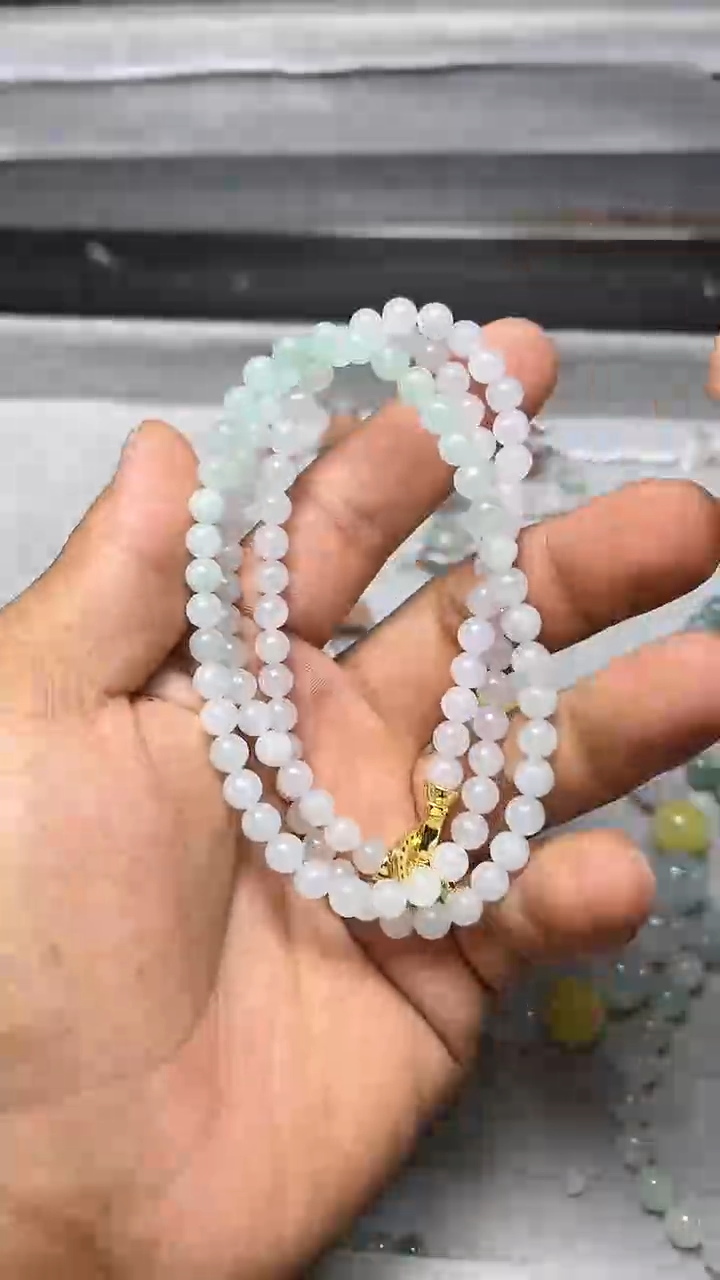 未镶嵌定制翡翠项链