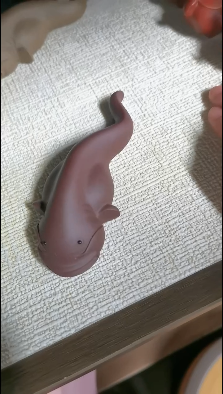 【闪购商品】紫泥紫砂年年有余茶宠