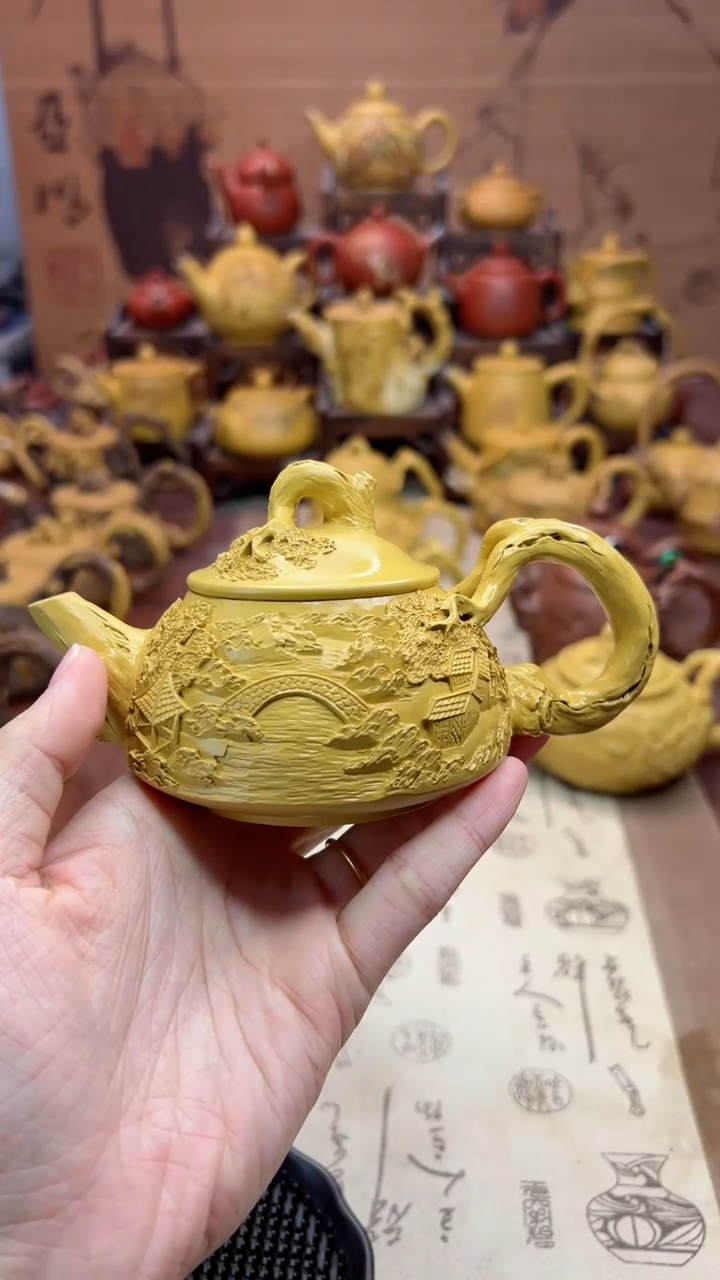 【闪购商品】紫砂茶壶山水人家壶
