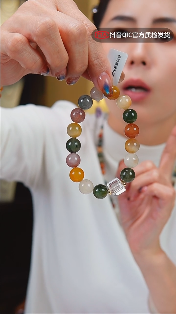 未镶嵌手链水晶花*闪购定向 天然彩兔毛设计款手链