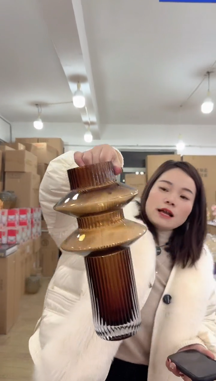 【闪购商品】琉璃迪喜花器-c-早25