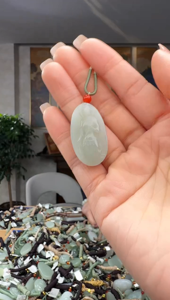 颈饰未镶嵌和田玉拍一发一多样性发货