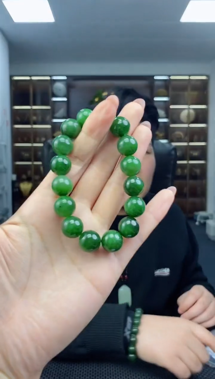 【闪购商品】和田玉手串未镶嵌卡12清货3
