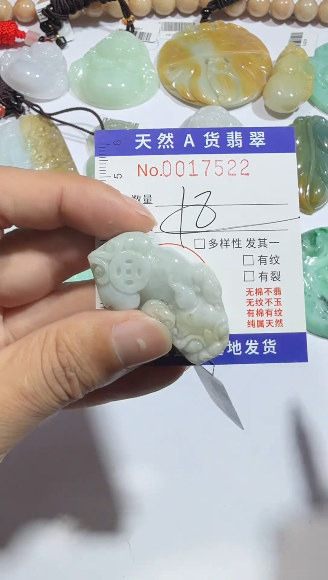 【闪购商品】翡翠颈饰未镶嵌00017522