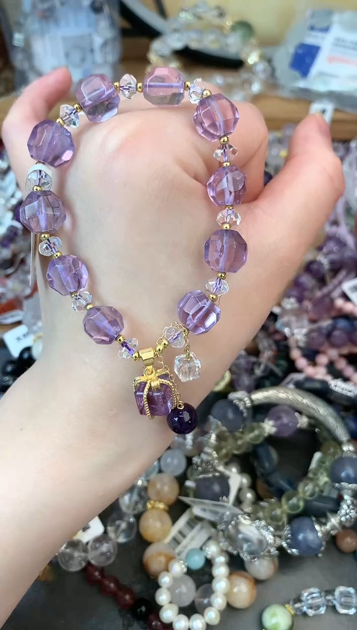 【闪购商品】紫晶手链未镶嵌444手串