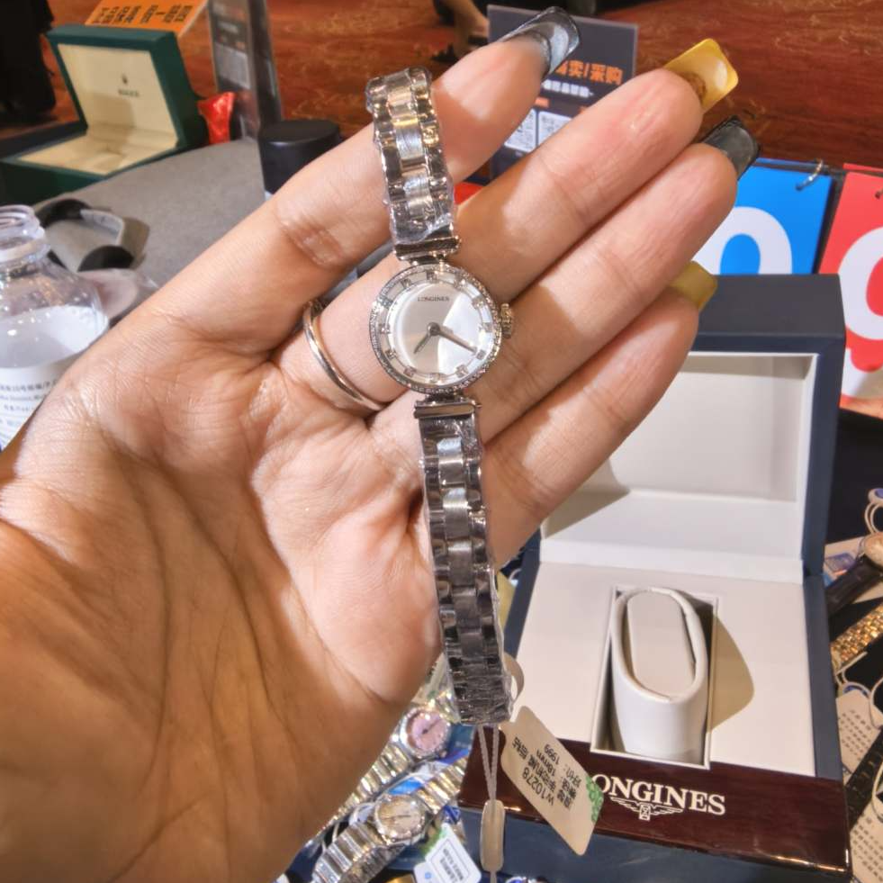 95新 Longines/浪琴  手动机械后钻/公价32999/w10278