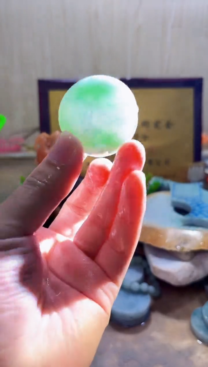 翡翠挂件未镶嵌A货常星3015
