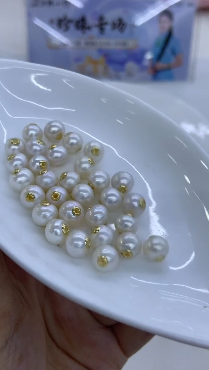 【闪购商品】淡水珍珠颈饰18K金镶嵌天然珍珠03多样性发一