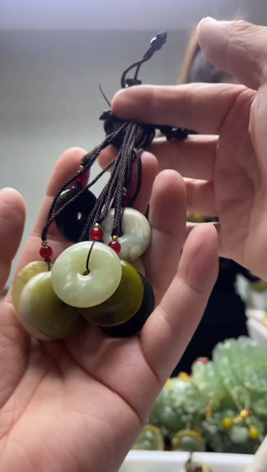 未镶嵌岫玉颈饰多样性发货 拍一发一