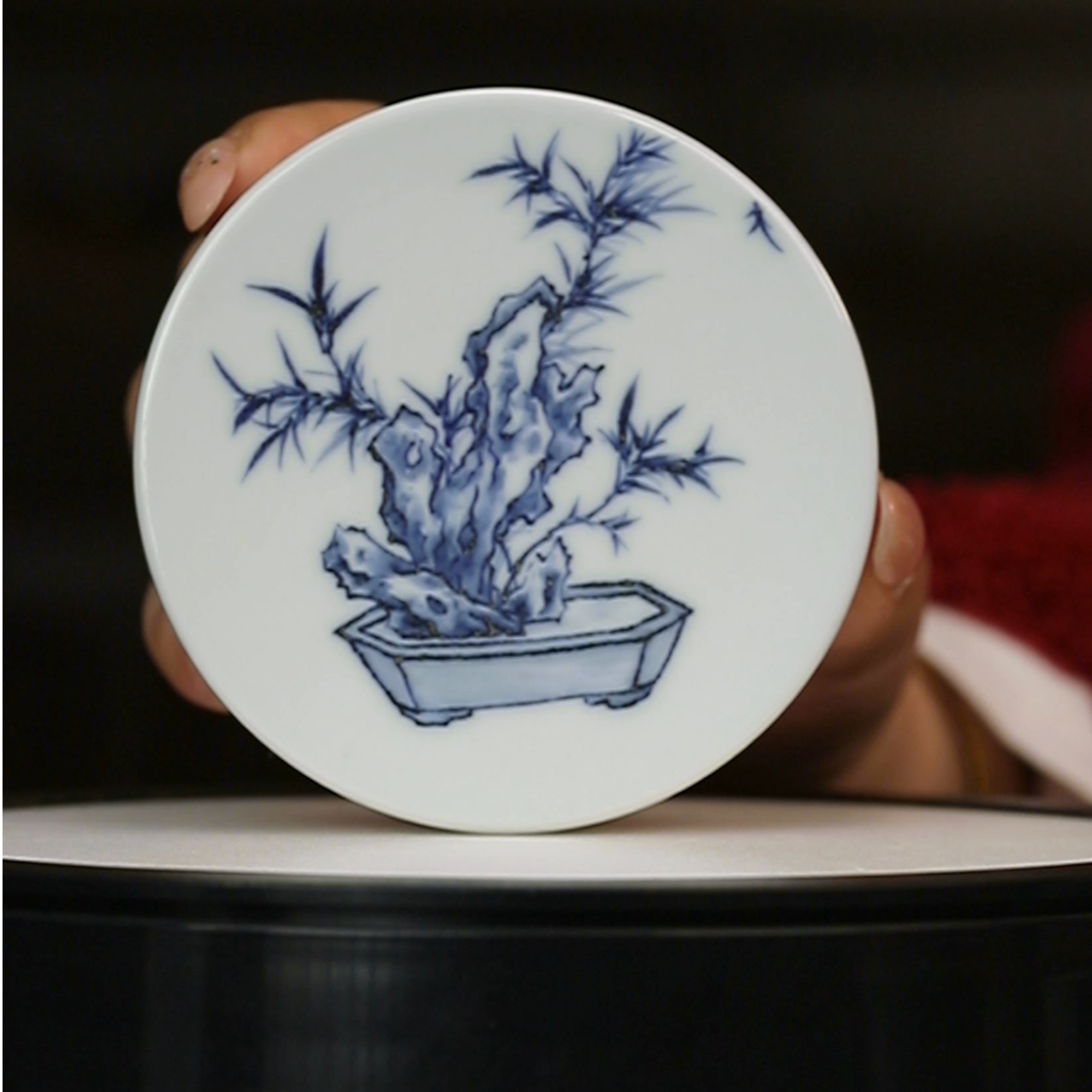 12.22/m2d17/青花山石竹子盖置-1