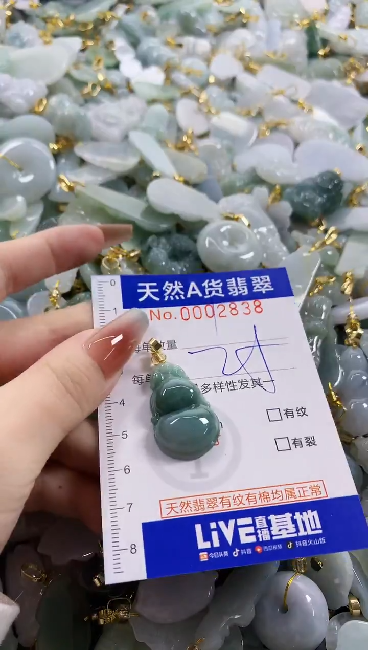 颈饰未镶嵌翡翠天然A货翡翠