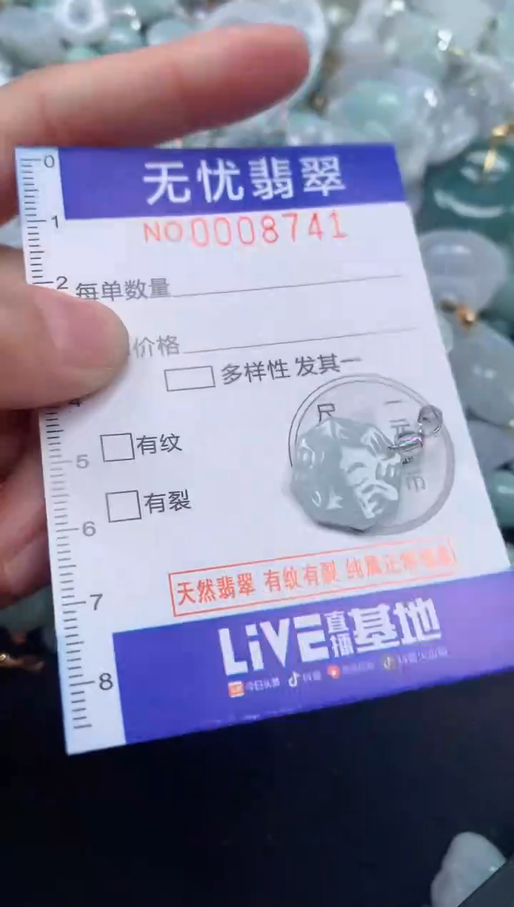 颈饰未镶嵌翡翠8741