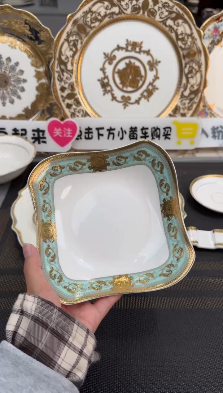 【闪购商品】瓷片6英寸沙拉碗 福利款 2个