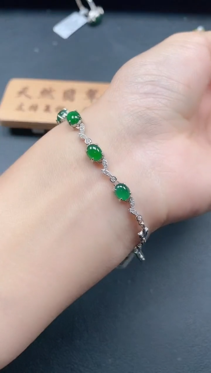 银S925镶嵌戒指翡翠1111111