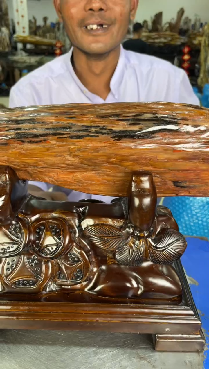 【闪购商品】硅化玉摆件未镶嵌54