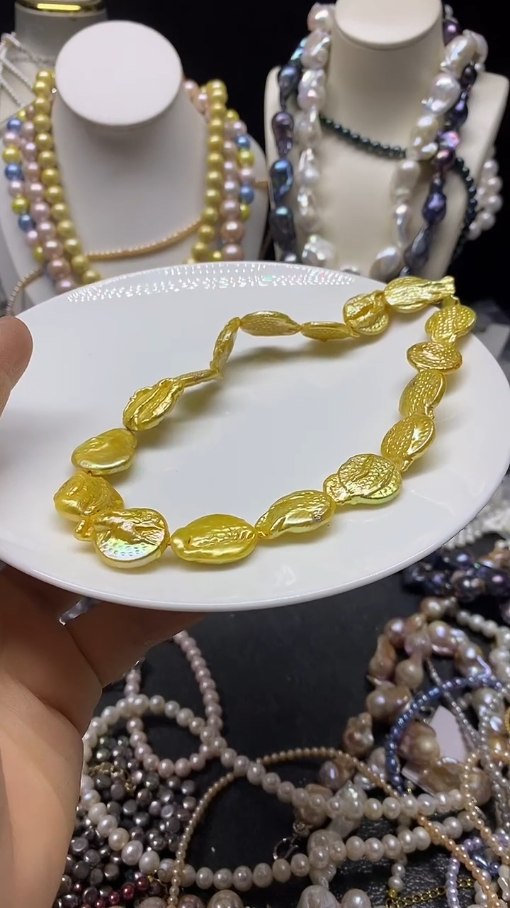 颈饰未镶嵌淡水珍珠人多人